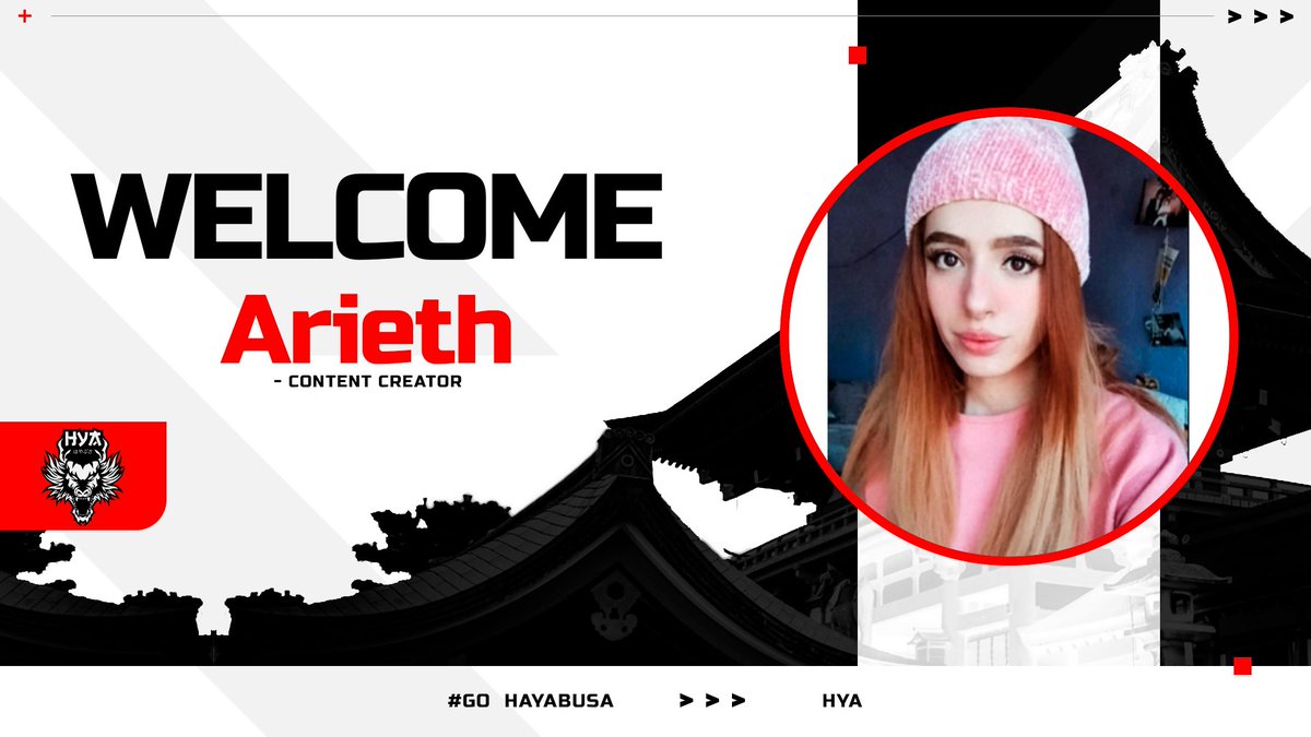 We're happy to officially announce @AriethQueen is joining our content creators family!

This young girl has a lot of potential and we're sure she's going to grow with our support.

#GoHayabusa