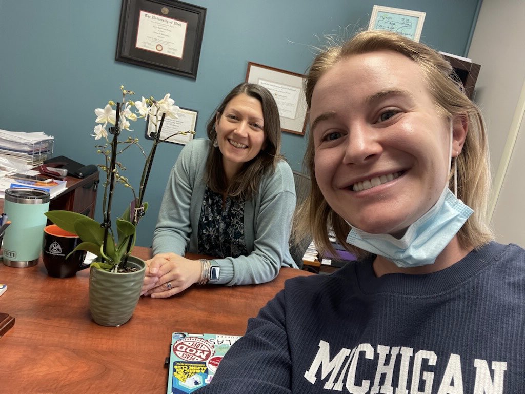 karin_leiderman's tweet photo. A great start to my day with a thank you gift of orchids from my ⁦@MinesAMS⁩ undergraduate researcher Julia Eiken. She is making a beautiful web-based app for our coagulation model. Coming soon!!Mentoring students in research is definitely a highlight of my #academiclife! https://t.co/36KqxN8ZMJ