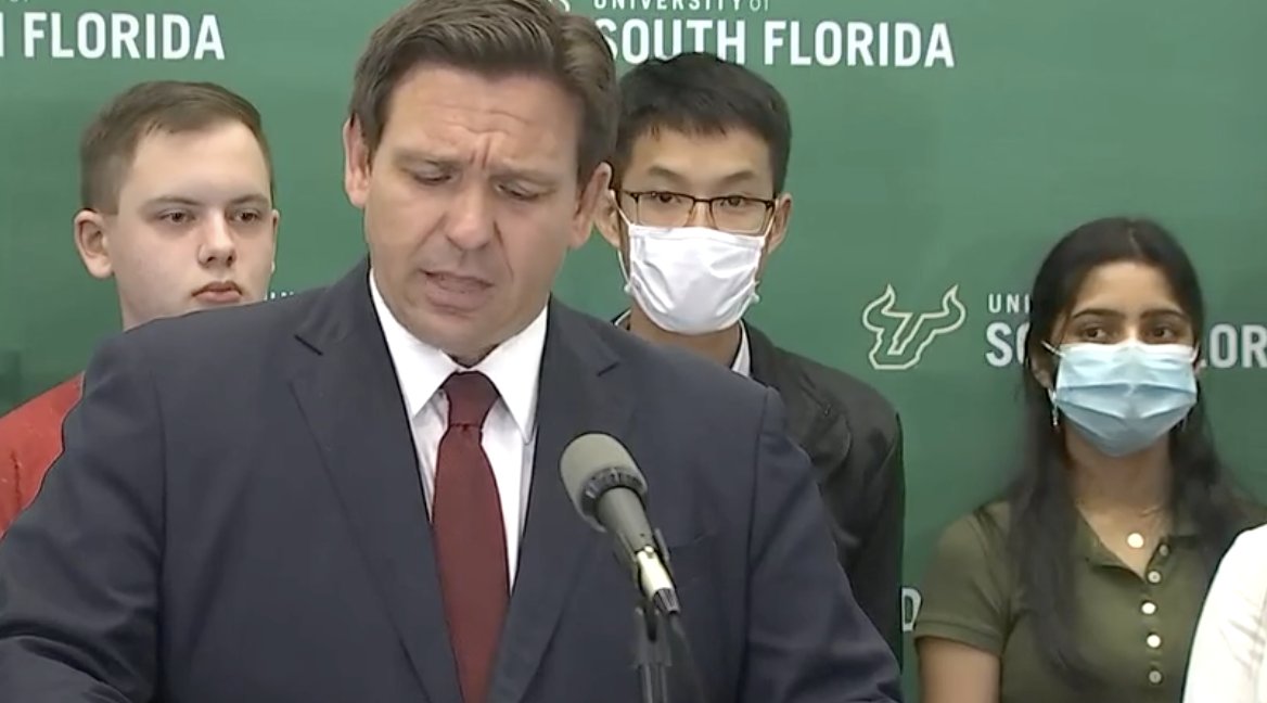 KevinCate's tweet image. Shout out to these students who didn&apos;t let Governor Karen, director of COVID theater, bully them.