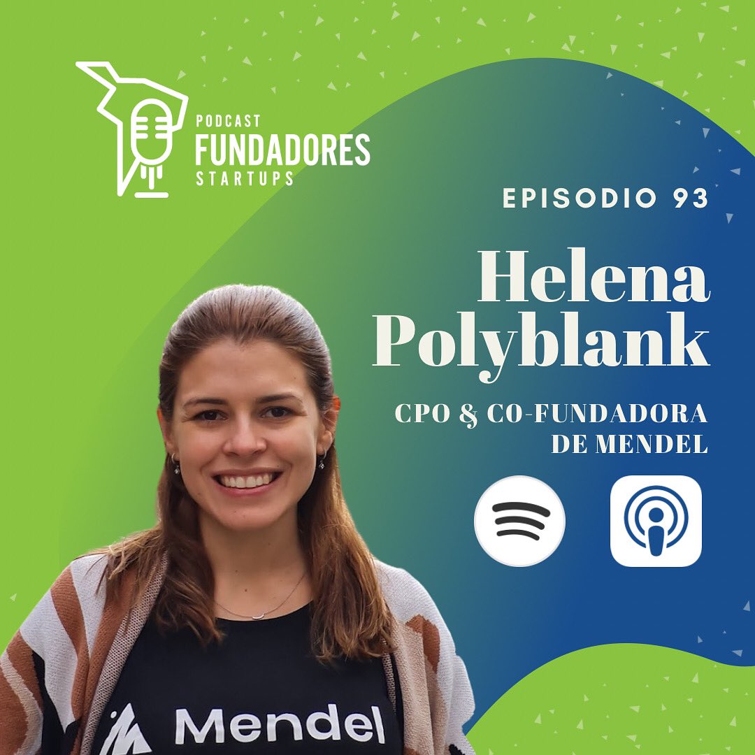 Creando mejores fintech para latinoamericanos, en el episodio de esta semana la invitada fue Helena Polyblank de #Mendel. No te pierdas esta gran plática!!