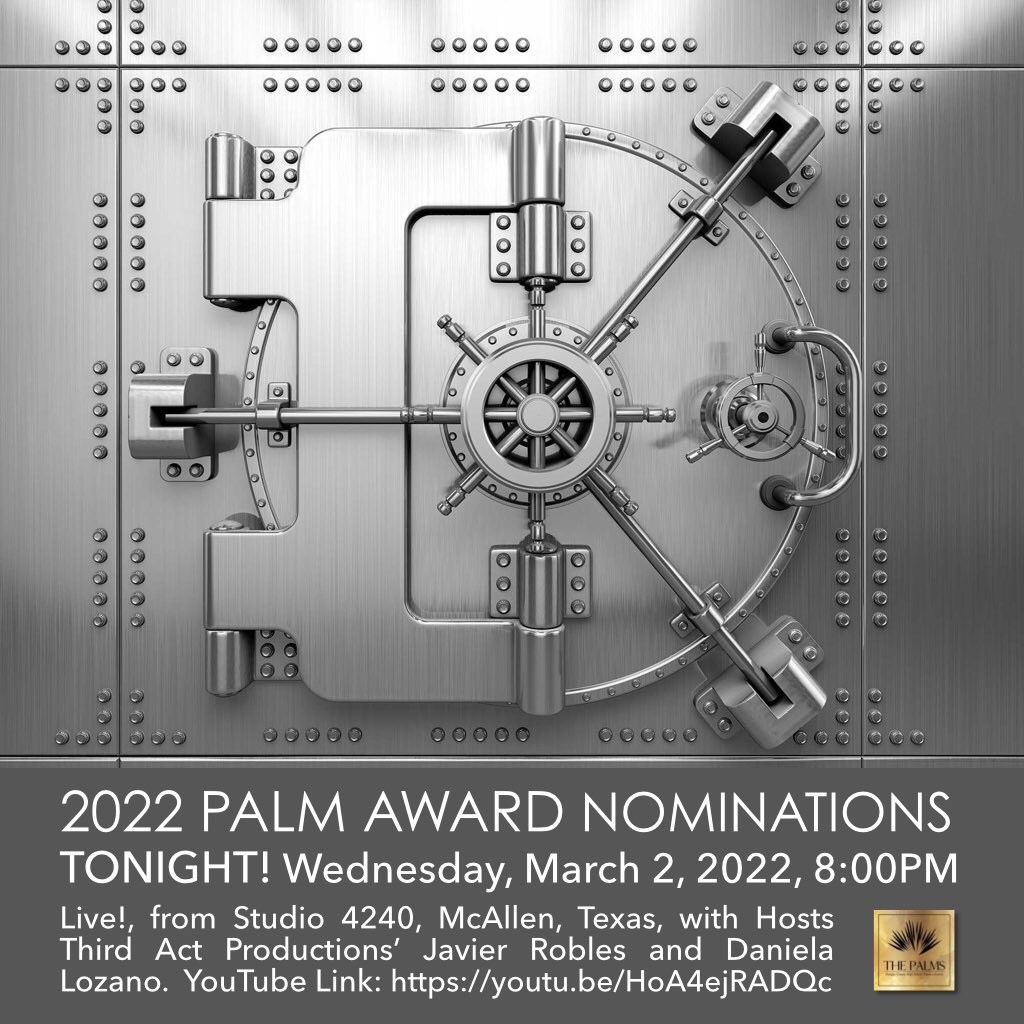 TONIGHT! Wednesday, March 2, 2022 at 8:00PM as we announce our Palm Award Nominees Class of ‘22. Watch live: youtu.be/HoA4ejRADQc