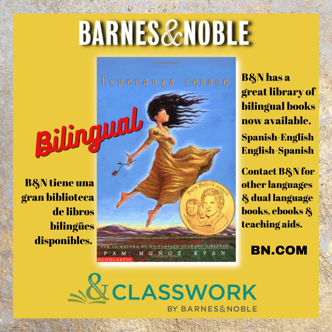 bn_classwork's tweet photo. We have a great library of bilingual books now available! Ask us for more information today!  #bilingual #bilingualbooks #SpanishEnglishBooks #SpanishEnglishduallanguagebooks #Multilanguagebooks #multilanguageliterture #duallanguage https://t.co/m34DYYoMD5