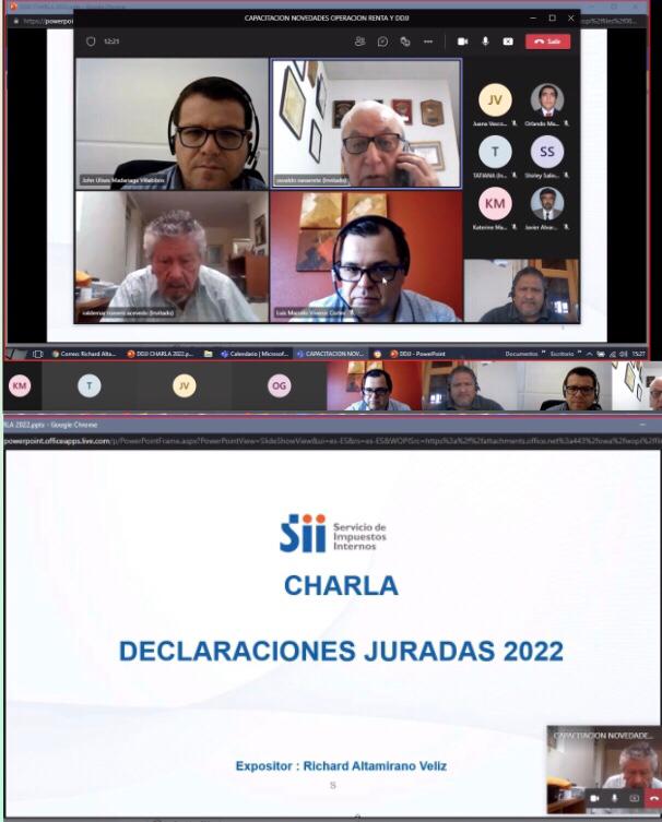 🗣 ¡¡Atención Contribuyentes y Asesores financieros!!

#AHORA Charla: “Capacitación Novedades Operación Renta y DDJJ 2022” realizada por el <a href="/SII_Chile/">SII</a>  en el marco del acuerdo de colaboración con #ASINDA

!No se lo pierdan! 🙌