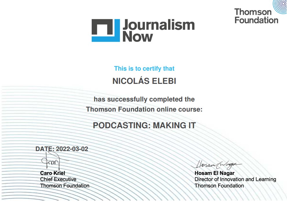 nelebi's tweet photo. El #podcast, la #radio, mi universo favorito. Y siempre se puede aprender más. #ThomsonFoundation #Podcasting #Journalism #storytelling #periodismo @thomfound https://t.co/YZCLFpcT1v