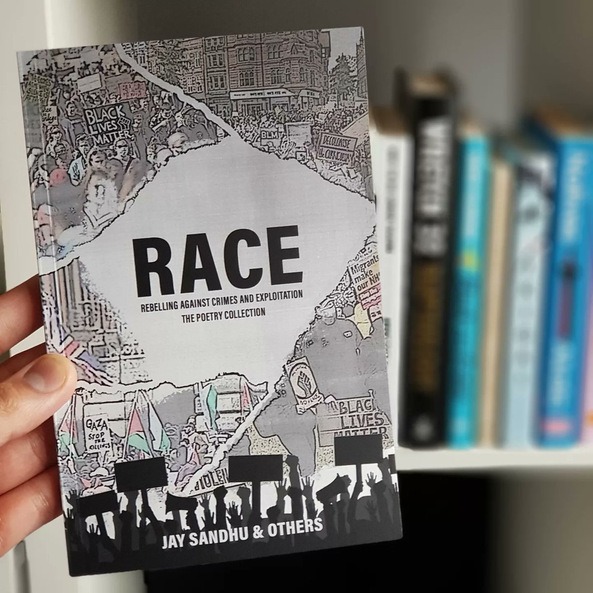 Sandhuwrites's tweet photo. *Release date: 10th March* 

Finally, the release you've all been waiting for! RACE, the poetry collection is up for pre-order. The link is in my bio! https://t.co/qkFqr0KPfe