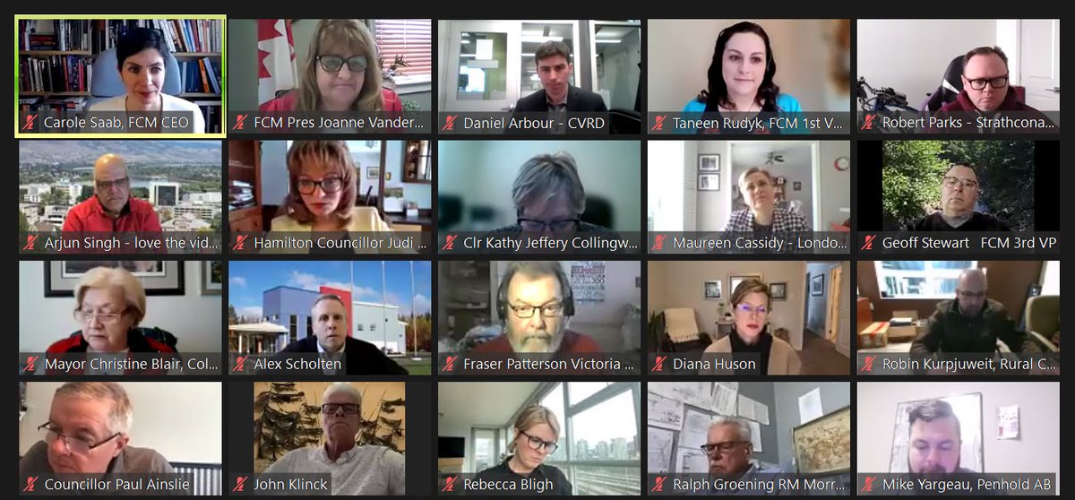 Speaking to FCM’s Board of Directors, @CaroleSaab congratulated municipal leaders for the advocacy that secured $750 million dollars for transit operating costs from the federal govt. Even in difficult times, FCM members are delivering for communities.