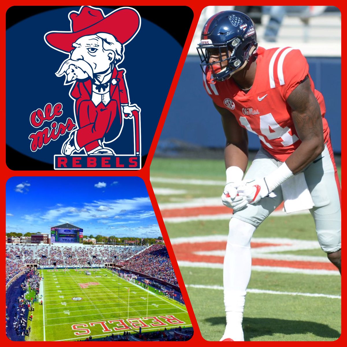 Kamrenrobinsonn's tweet image. blessed to say i have received my 9th offer from Ole Miss @RebelsFBRec @CoachMoCrum @FTRreport @RivalsFriedman @BrianDohn247