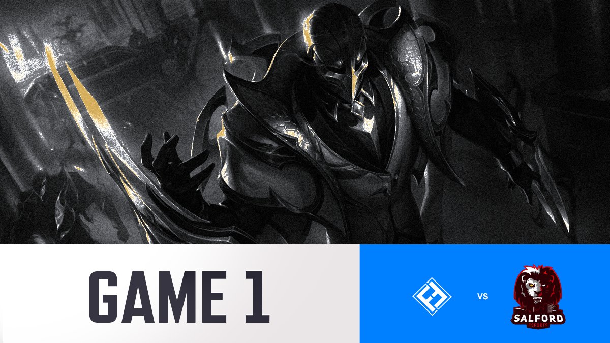 fodelsforgers's tweet photo. Our first game of the day is vs @SalfordEsports Lions!

Catch the action over at https://t.co/m5gZ7Drf1f

#ForgingThePath https://t.co/hrQiBGwZmw
