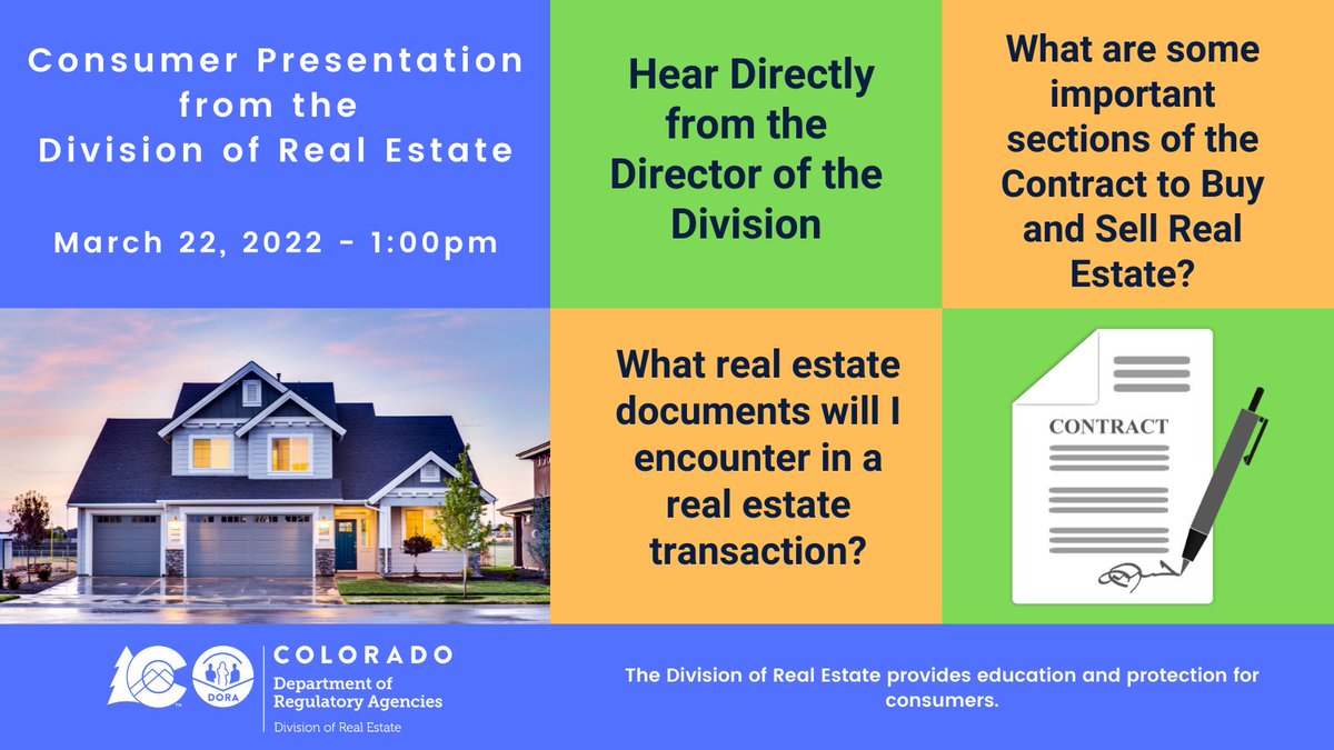 DORA Colorado on Twitter "Directly from the Director Overview of