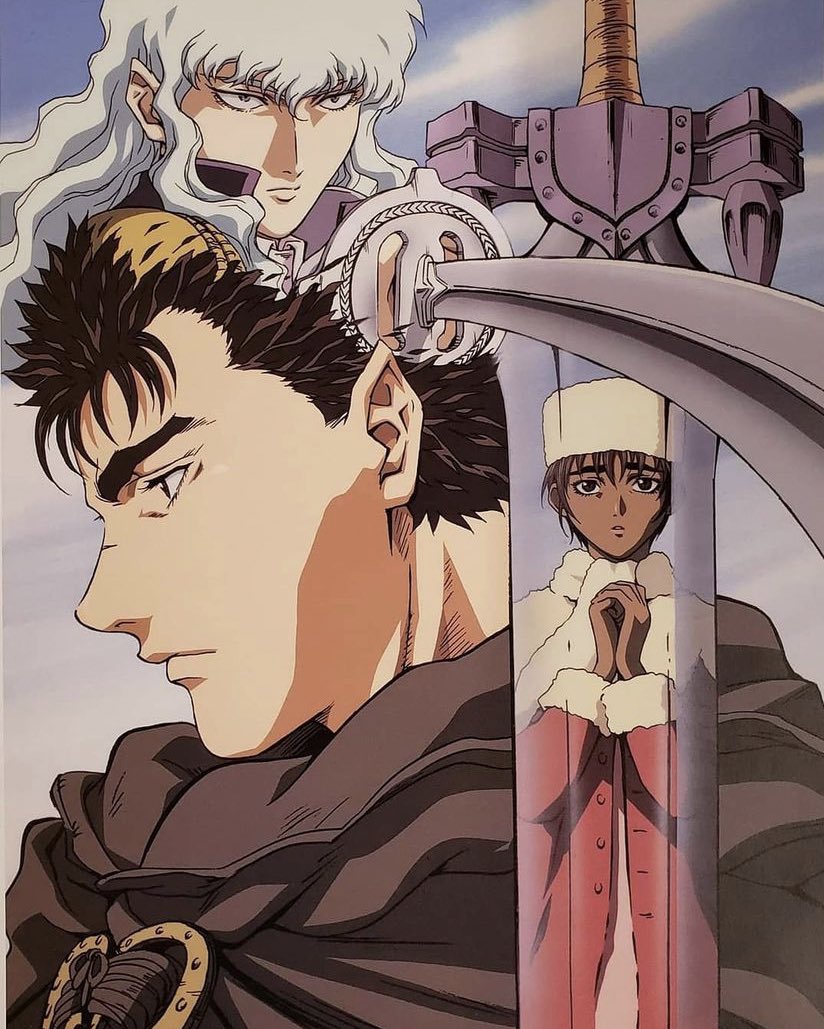 Kentaro Miura Art ⚔ on X: Berserk 1997 Anime is coming to