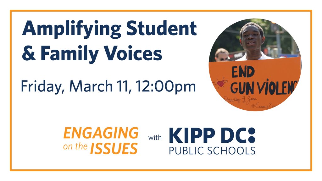 KIPP DC Public Schools on Twitter "Please join us for a conversation