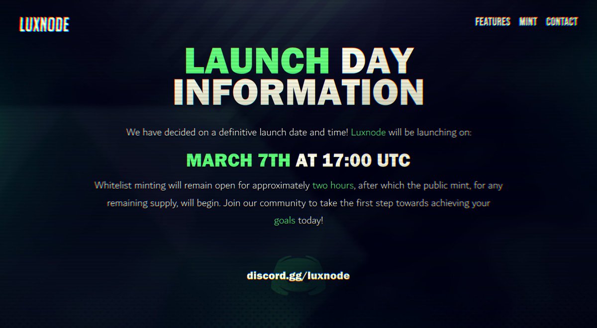 LuxnodeNFT's tweet image. We've announced our Launch Day on Discord and have reopened Beta Access, ready to break #Solana anon?

Any interaction with this post will be considered for whitelist.

#SolanaNFTs