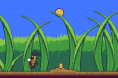 Triorvis's tweet photo. #mockup for the #GreatSpringGameJam2021 . Still thinking about mechanics and such. #pixelart https://t.co/AvV45amMit