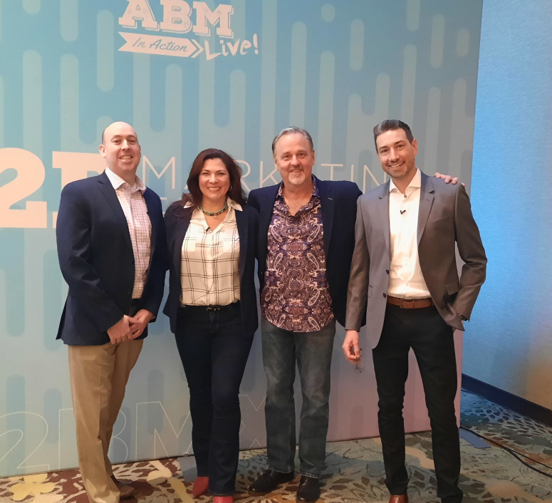 Enjoyed our #B2BMX Panel Session? Stop by Booth #404 to continue the conversation with @BrendanHughes, <a href="/JohnFollett/">John Follett</a>, @Goldentche, and <a href="/markogne/">Mark Ogne</a> #enterpriseABM <a href="/DemandMetric/">Demand Metric</a>