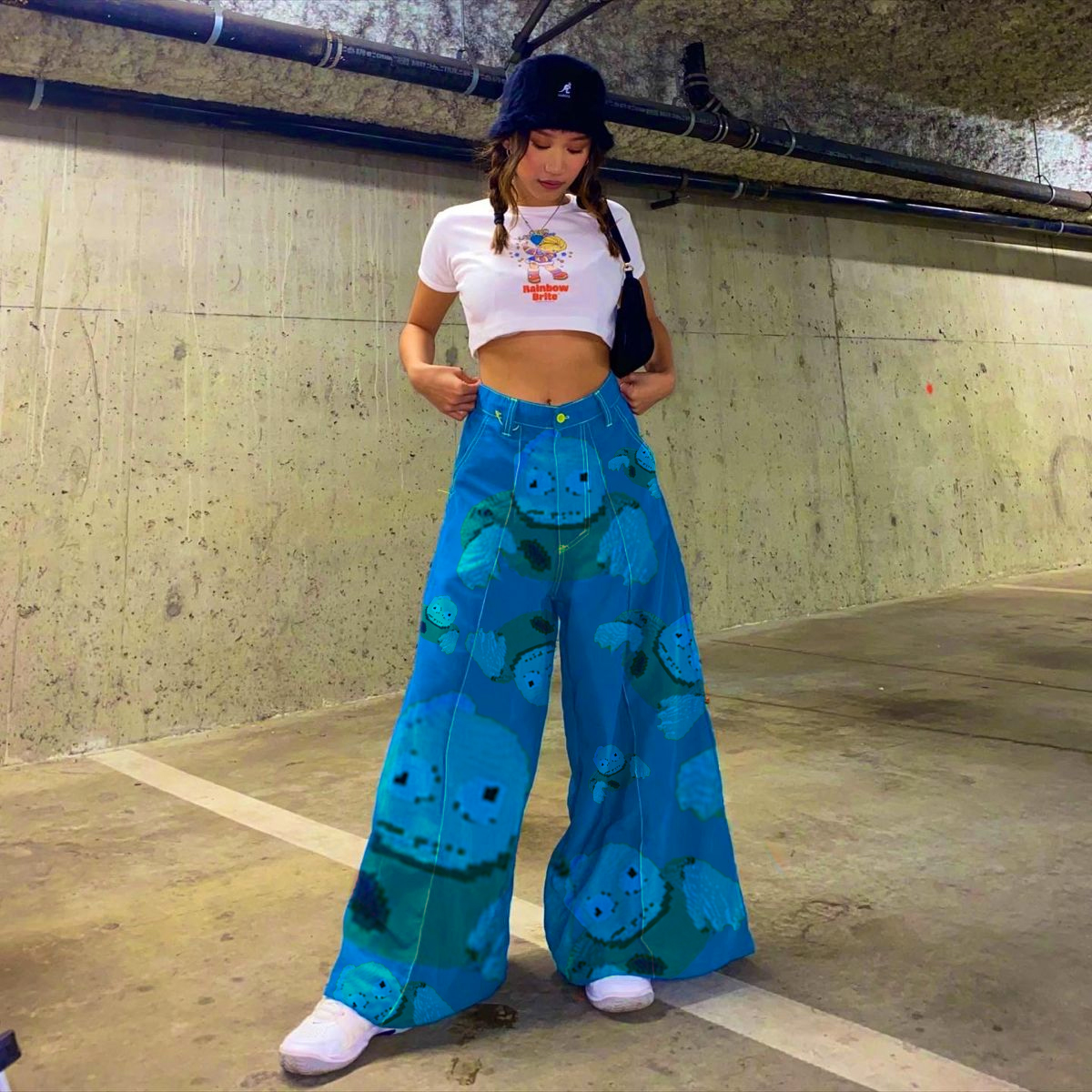 RAGS_Y3K's tweet photo. Shout out to Michelle rockin our new KVN pattern jeans. https://t.co/8hae4WqVLM