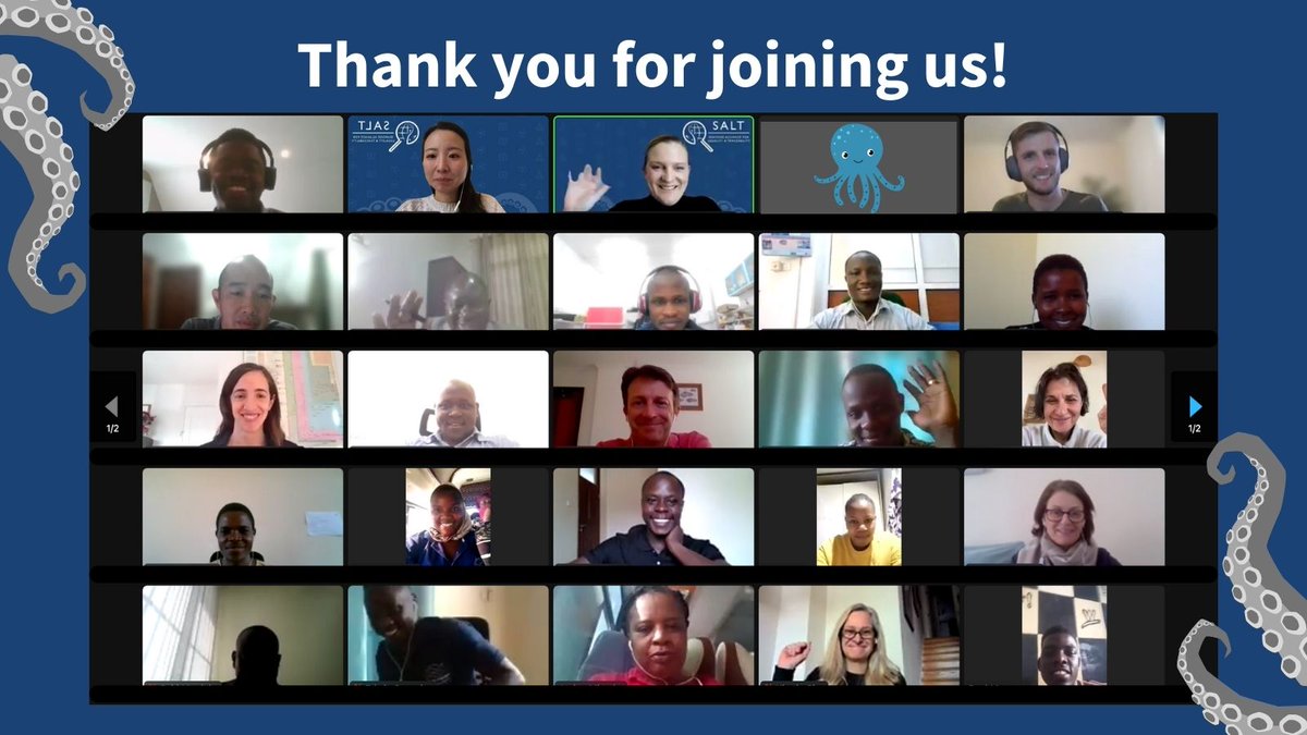 SALTtrace's tweet photo. Thank you to 70+ local and global stakeholders who joined the kick-off webinar of SALT's latest project with an octopus fishery in the Kilwa District, #Tanzania! If you missed it, check out the recording from the link below.
#Seafood is #TraceableTogether
https://t.co/3yAGNVExMj https://t.co/eklW3iSFjb