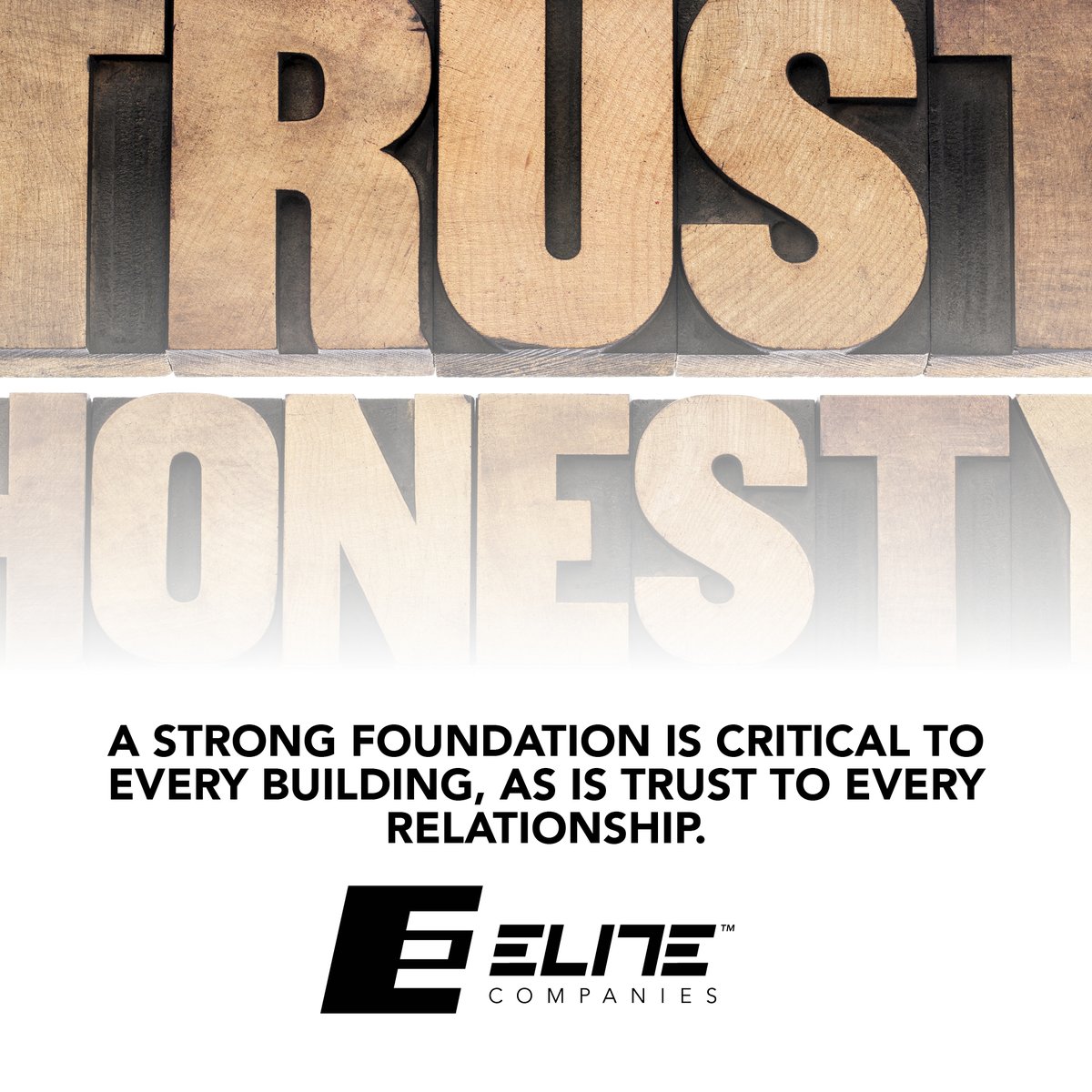 ELITE_COMPLLC's tweet photo. Over the past 60 days we have shared our mission, vision, and posts that reflect what we look like from the outside. Now we are excited to reflect on our heartbeat and who we are... 

#elitecompanies #trust #integrity #nextgenconstruction https://t.co/eY6DgnVFlp