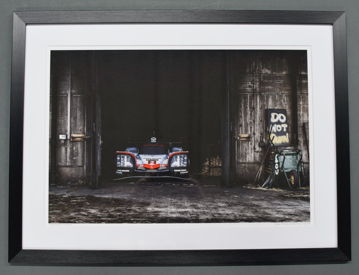 Limited100HQ's tweet image. Departing for 🇬🇧Bath🇬🇧, our latest customer order is Edition 22/100 of '#Porsche919Hybrid' by @PWardPhoto, available exclusively at Limited100.co.uk