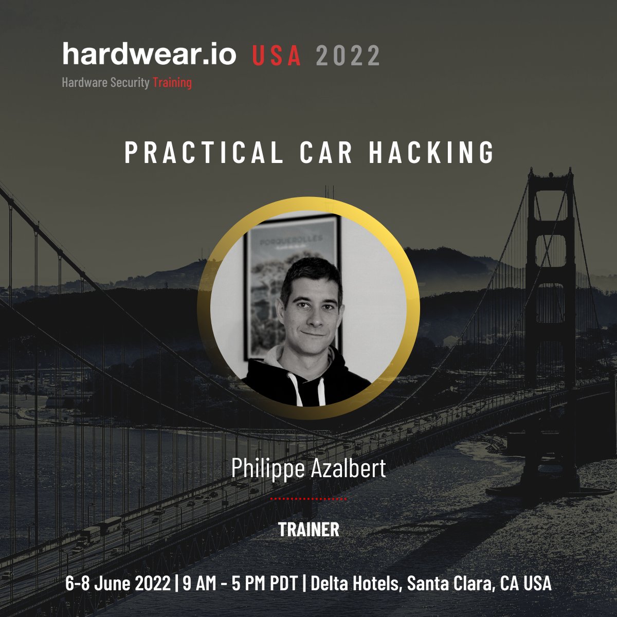 hardwear_io's tweet photo. 🚗Practical #CarHacking training will give you an opportunity to perform practical attacks on the demo #ECU

🔌@Phil_BARR3TT will share knowledge on how these attacks are performed in the modern connected &amp; autonomous cars

🎫Book your seat➡️https://t.co/eWZmi4lSz7

#hw_ioUSA2022 https://t.co/xTIHsFvq8i