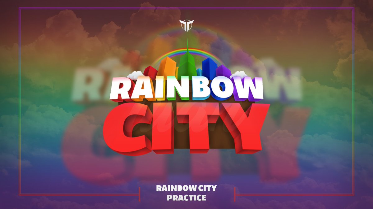 TitanLogos's tweet photo. 'Rainbow City' - practice logo 🌈🏙️

Commissions are still available, please contact me via twitter or discord (titan#5833) 📨

#RobloxDevs | #RobloxGFX | #RobloxArt https://t.co/boHNNtbXr6