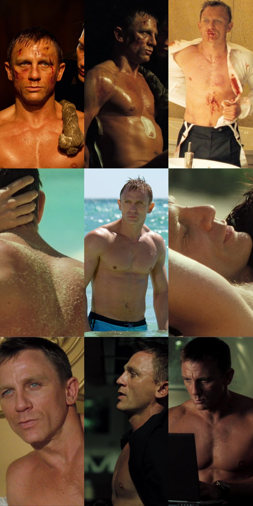 Happy birthday Daniel Craig, our sexy daddy 007   