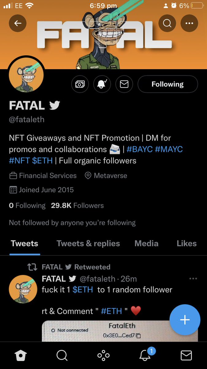 1willmurphyNFT's tweet photo. @fataleth https://t.co/f0wyxQHPRc