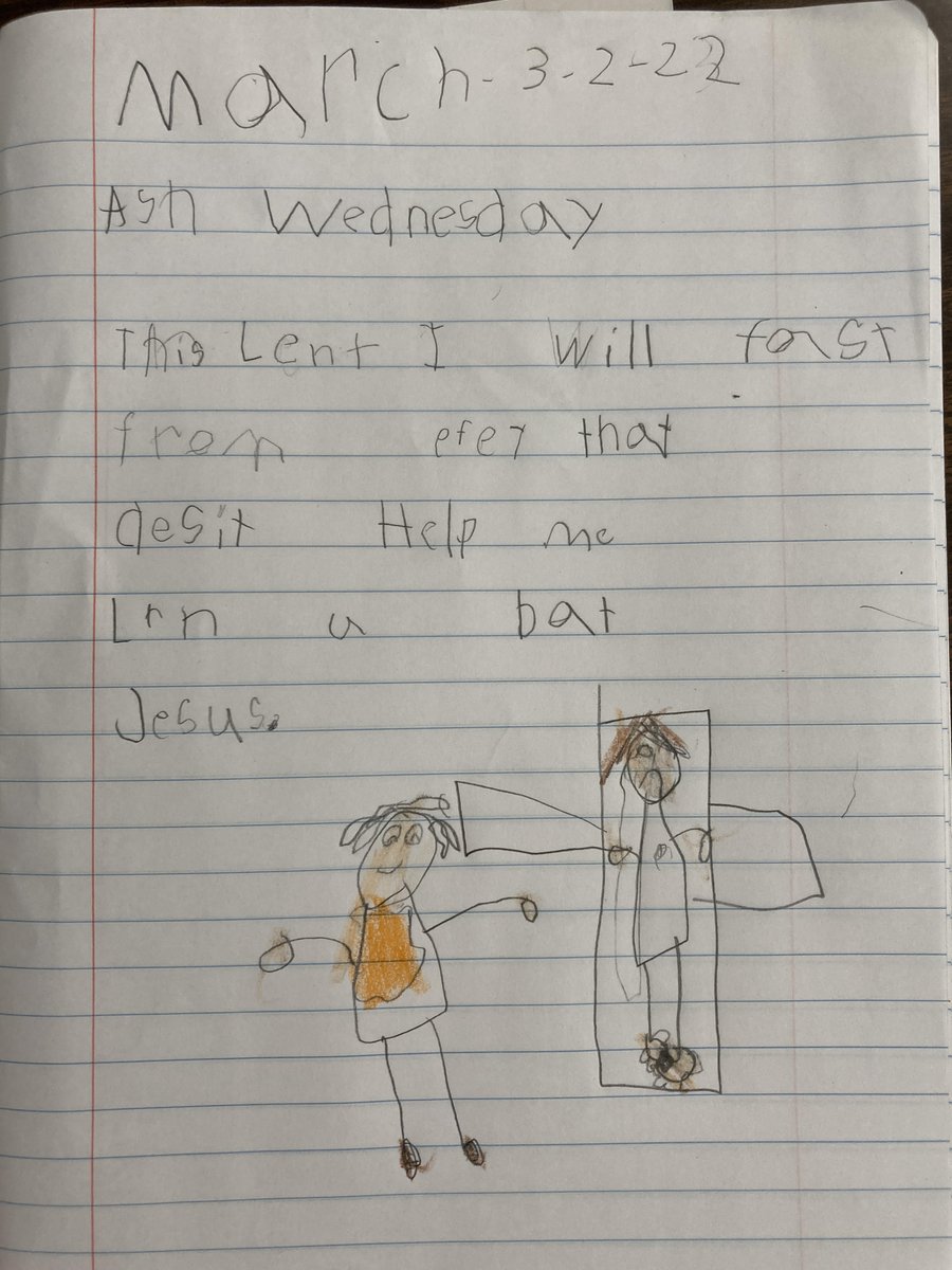 St. Barnabas Catholic School (@stbindy) on Twitter photo As we begin our Lenten Journey today let us reflect on the message one of our Kindergarten students shared today.
“This Lent I will fast from everything that doesn’t help me learn about Jesus.”
<a href="/ArchIndySuptDis/">Dr. Brian Disney</a> <a href="/INPEA_Voice/">Indiana Non-Public Education Association</a> As we begin our Lenten Journey today let us reflect on the message one of our Kindergarten students shared today.
“This Lent I will fast from everything that doesn’t help me learn about Jesus.”
<a href="/ArchIndySuptDis/">Dr. Brian Disney</a> <a href="/INPEA_Voice/">Indiana Non-Public Education Association</a>