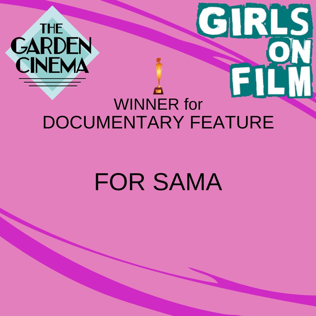 GirlsOnFilm_Pod's tweet photo. The #GirlsOnFilmAwards🏆 winner for DOCUMENTARY FEATURE is...
⭐️ @forsamafilm ⭐️
Congratulations to dirs @waadalkateab, #EdwardWatts & the whole team👏🍾
Well done to all our nominees: #Cow, @CripCampFilm, @RebelDykes & #Writingwithfire 🙌
📍@TheGardenCinema 📺 https://t.co/Sri25lC0DI