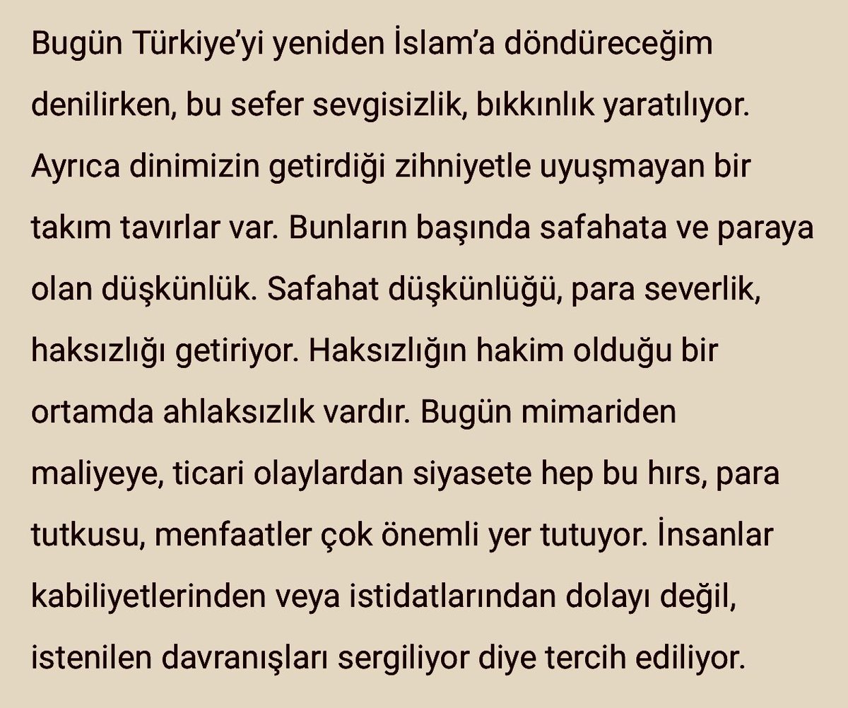 Merhum Teoman Duralı hoca lafı hiç eğip bükmemiş..