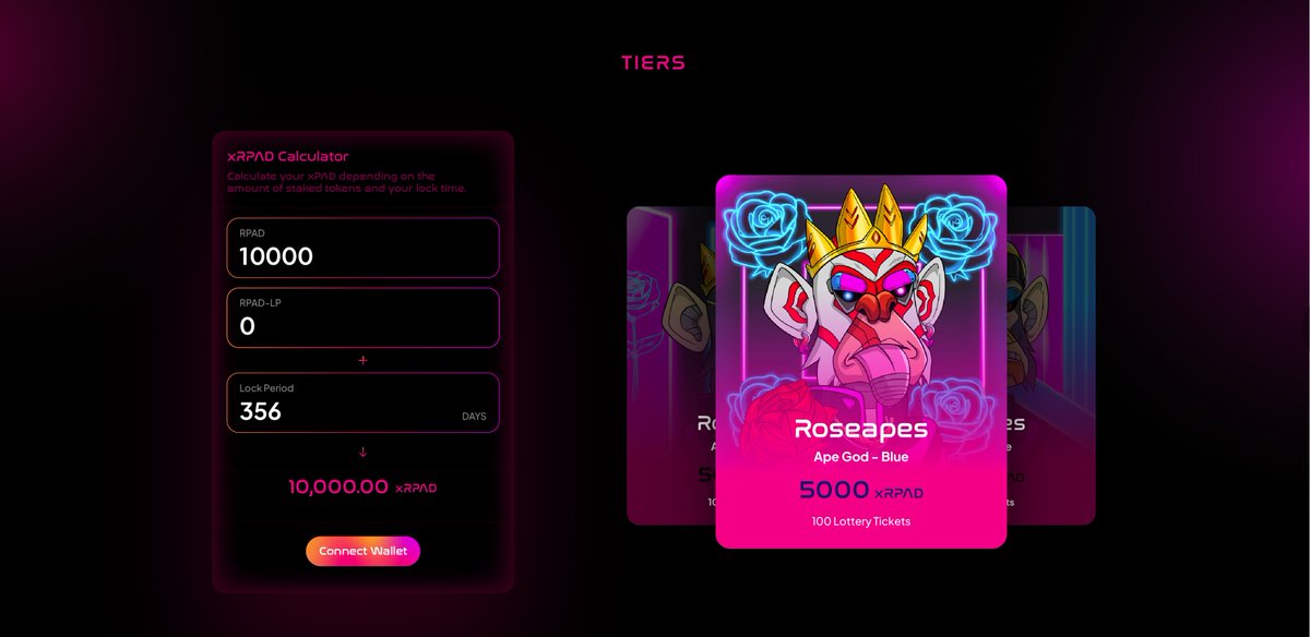 Are you as excited as we are for RosePad launch?🤪

Details on tier requirements coming soon! Followed by projects (hint AAA gaming🎮)

Remember, minting <a href="/rose_apes/">Rose Apes 1800🌹</a> NFTs will be the easiest way to get access to the tiers!

#OasisNetwork $ROSE #NFTs #rosepad #roseapes #Launchpad