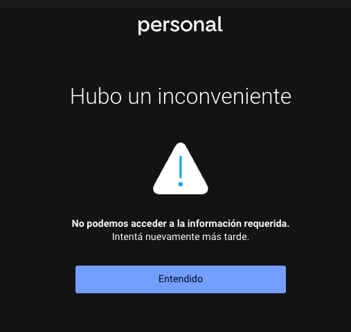 Luqop's tweet photo. Holas buenas tardes @PersonalFlow_At .. Necesito de su ayuda para ingresar al panel de autogestion de servicios. Ya tengo el servicio hace 3 semanas aprox, cree el user y no puedo ingresar. Está todo el rato dando error al realizar el login .
Podran darme una mano y solucionarlo? https://t.co/5gcxJcUZKI