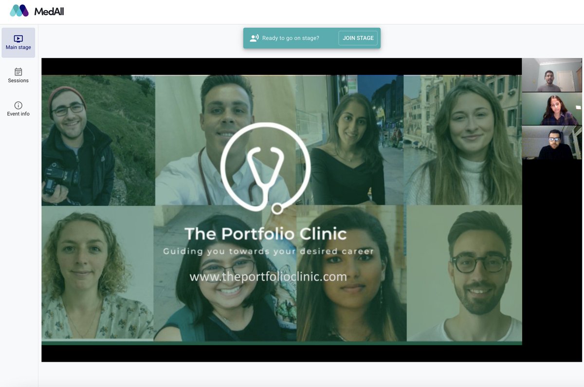 We love the team at the @ThePortfolioC and the open access career support they provide to medics.

Its not too late to join live - and FREE - for 'The Clinical F3' event tonight ⤵️
share.medall.org/events/the-f3-…

(We LOVE seeing #MedAllLive being used to support colleagues like this👊)