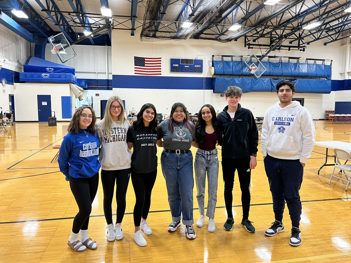 Thank you to all that donated or attempted to donate blood today. Also huge thanks to our senior blood drive workers Jennifer and Sarah…we appreciate all of your hard work through the years! #MarauderPride