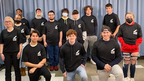 Pennsbury High School of <a href="/Pennsbury_SD/">Pennsbury School District</a> video production students wear this year's Bucks County High School Seatbelt Safety Challenge t-shirts! These two classes that run the <a href="/PburyChannel/">@PSD_Pennsbury Channel</a> are leading the seatbelt awareness campaign for the school! #BuckleUp