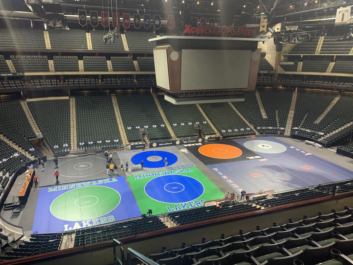 The calm before the storm! #statewrestling #state @MSHSL @MSHSLjohn @MSHSLTim @StribSports @MNPrepSpotlight