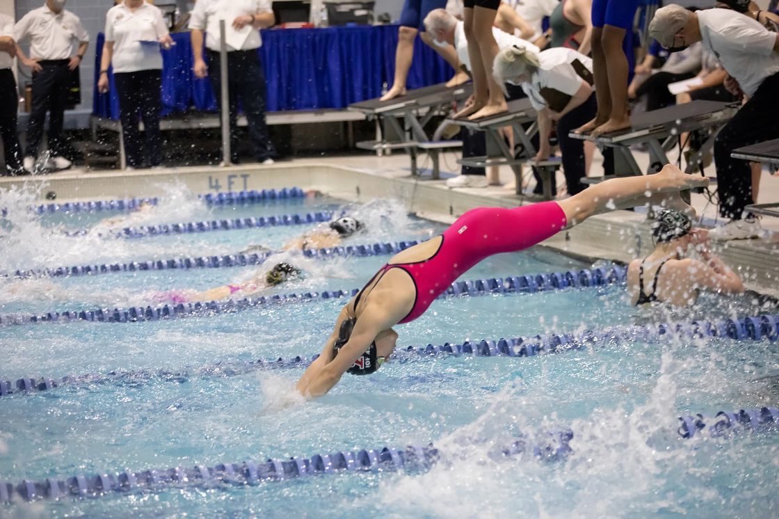 UARaiders's tweet photo. More photos from the DIAA State Championship Swim Meet — Ursuline Academy placed 3rd overall! Go Raiders! ❤️🤍  #UAST #UARaiders 

📸: Thank you Bud Keegan Images! @budkeeganimages https://t.co/ACA038R1z7