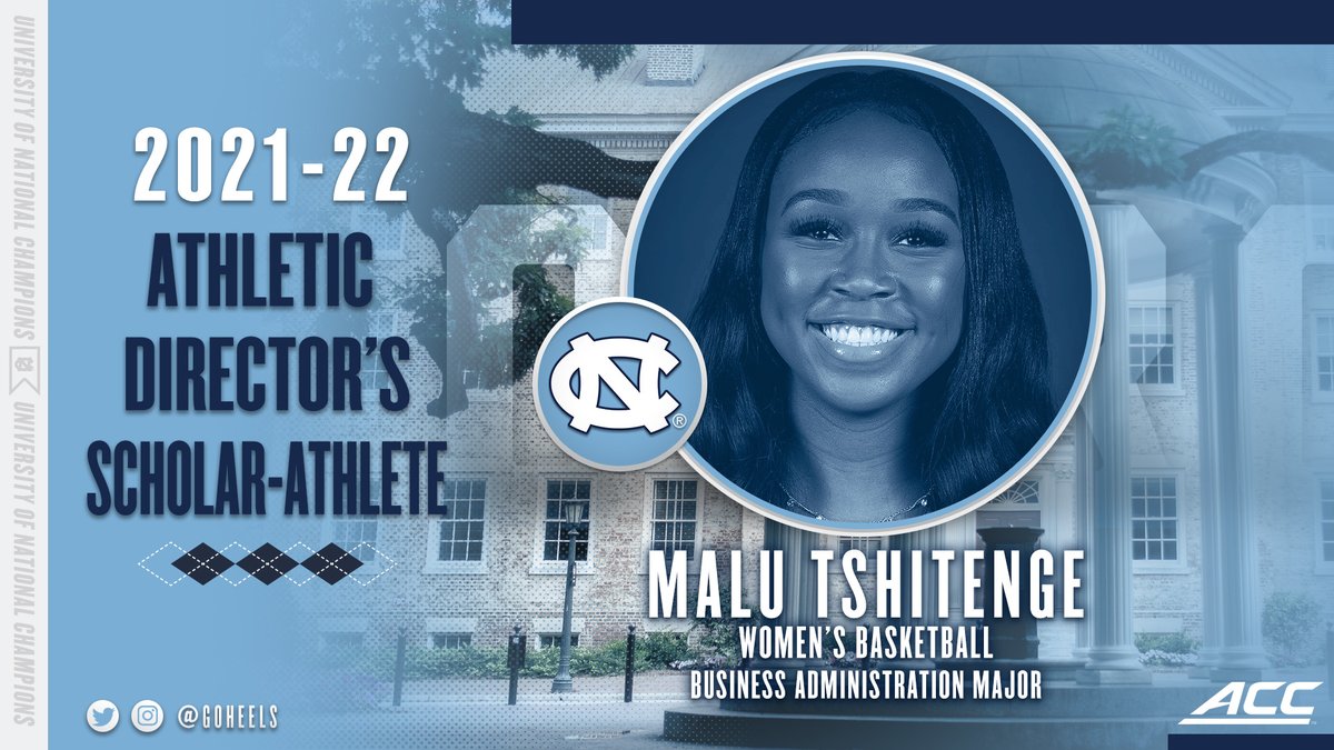 👏👏👏 for our Athletic Director's Scholar-Athlete! Congrats @Onlymaluu and thank you for the way you represent our program! 🏀💻📚 🔗 bit.ly/35pAhNd #GoHeels x #InPursuit