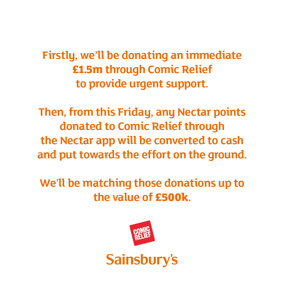 sainsburys's tweet photo. Like the rest of the world, we’re shocked and saddened by the unfolding events in Ukraine and like so many of our colleagues and customers, we want to offer our support and solidarity with the people of Ukraine in a meaningful way. https://t.co/tRrnj1uiJ3