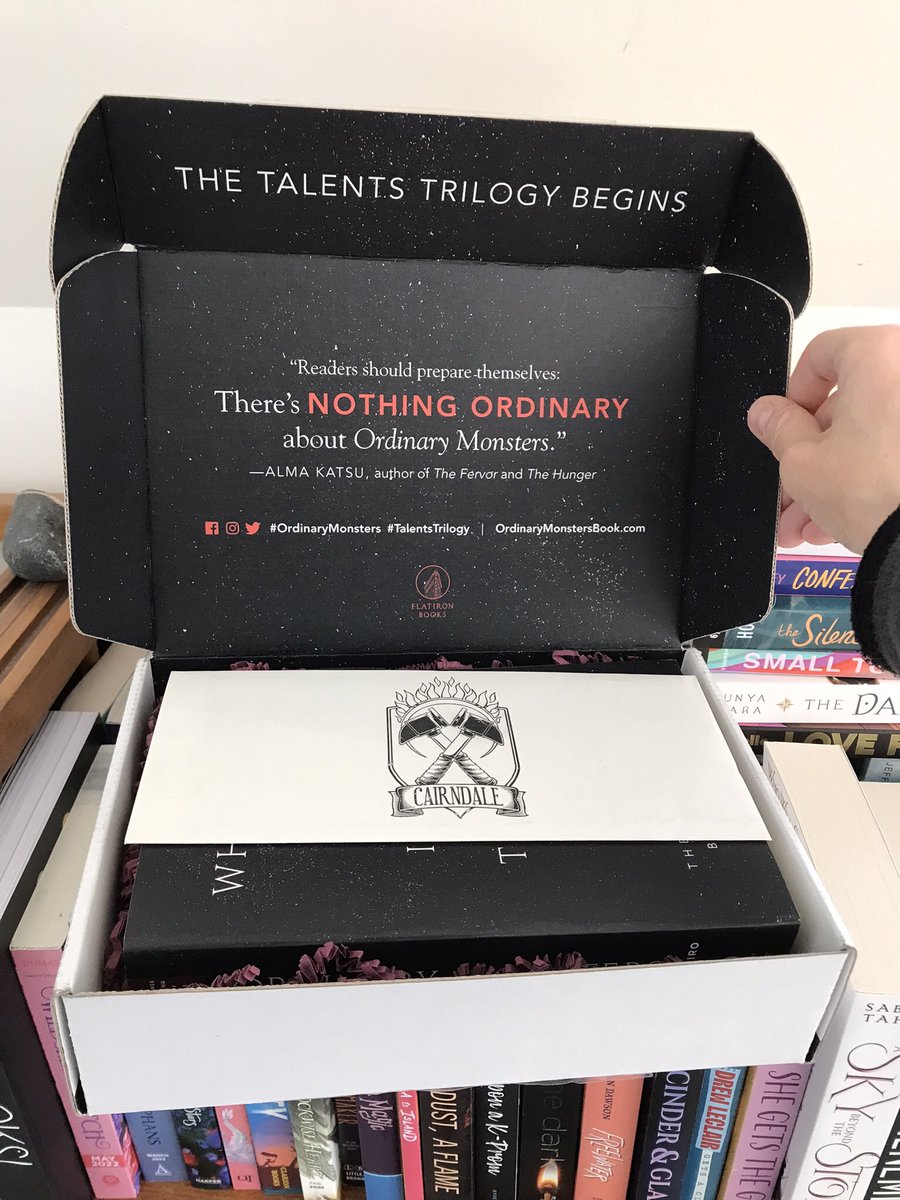 YAEditorAlyssa's tweet photo. Thanks so much @Flatironbooks! #ordinarymonsters https://t.co/V3SaFJLmjp