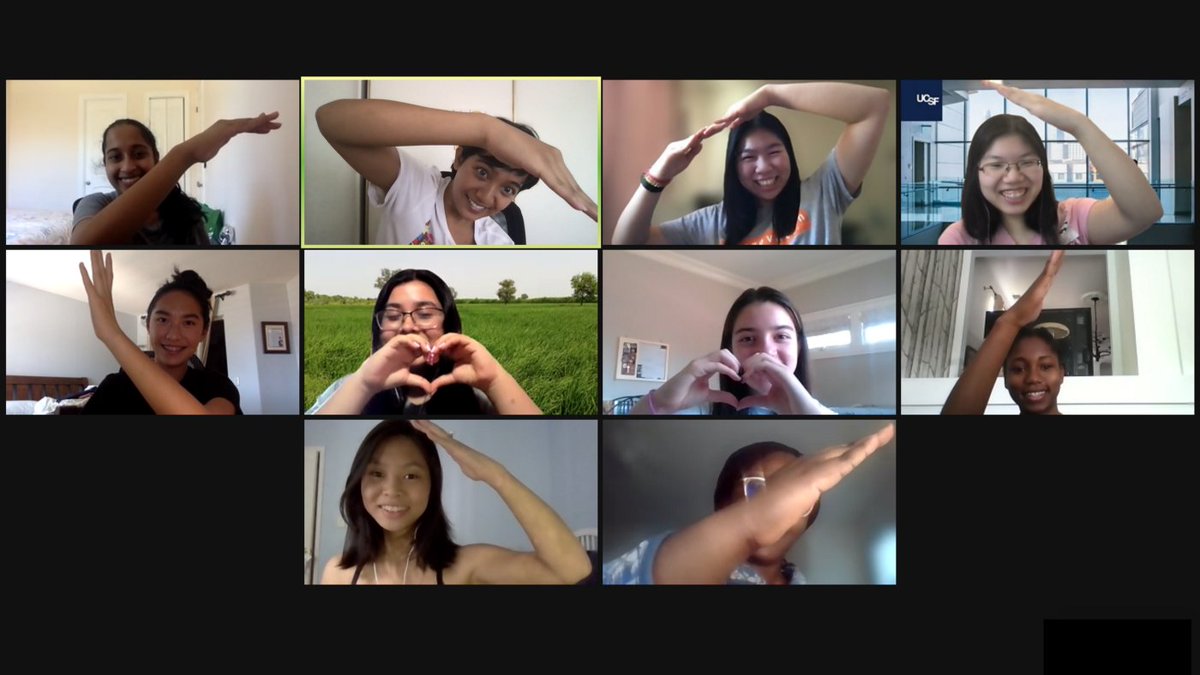 2021 UCSF AI4ALL Summer Program students and their research project TAs