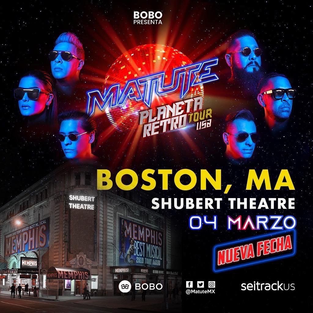 MATUTEmx's tweet photo. ¡Familia ochentera, mañana nos vemos en el #HKHall de New York y el viernes 4 de marzo en el #ShubertTheatre de Boston, nos esperan dos noches ÉPICAS! #PlanetaRetroTourUSA🇺🇸🔥🕺🏻🔥 #MatuteNewYork #MatuteBoston
🎫 NY: https://t.co/THNerGZGlh
🎫 BOSTON: https://t.co/7mvc9IgK6t https://t.co/VJxEOg21HG