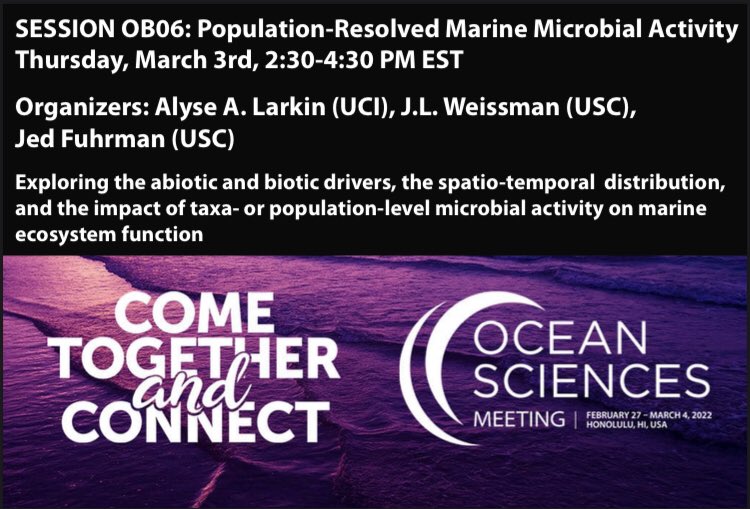 Dr. Alyse A Larkin (@aalarkin) on Twitter photo The best thing about being a first-time session organizer is that you get to listen to all the talks you are most excited about in one place!! 😁 Come join <a href="/jlw_ecoevo/">JL Weissman</a> @JedFuhrman and I in OB06 tomorrow at 2:30pm EST. #OSM22 #OSM2022 The best thing about being a first-time session organizer is that you get to listen to all the talks you are most excited about in one place!! 😁 Come join <a href="/jlw_ecoevo/">JL Weissman</a> @JedFuhrman and I in OB06 tomorrow at 2:30pm EST. #OSM22 #OSM2022