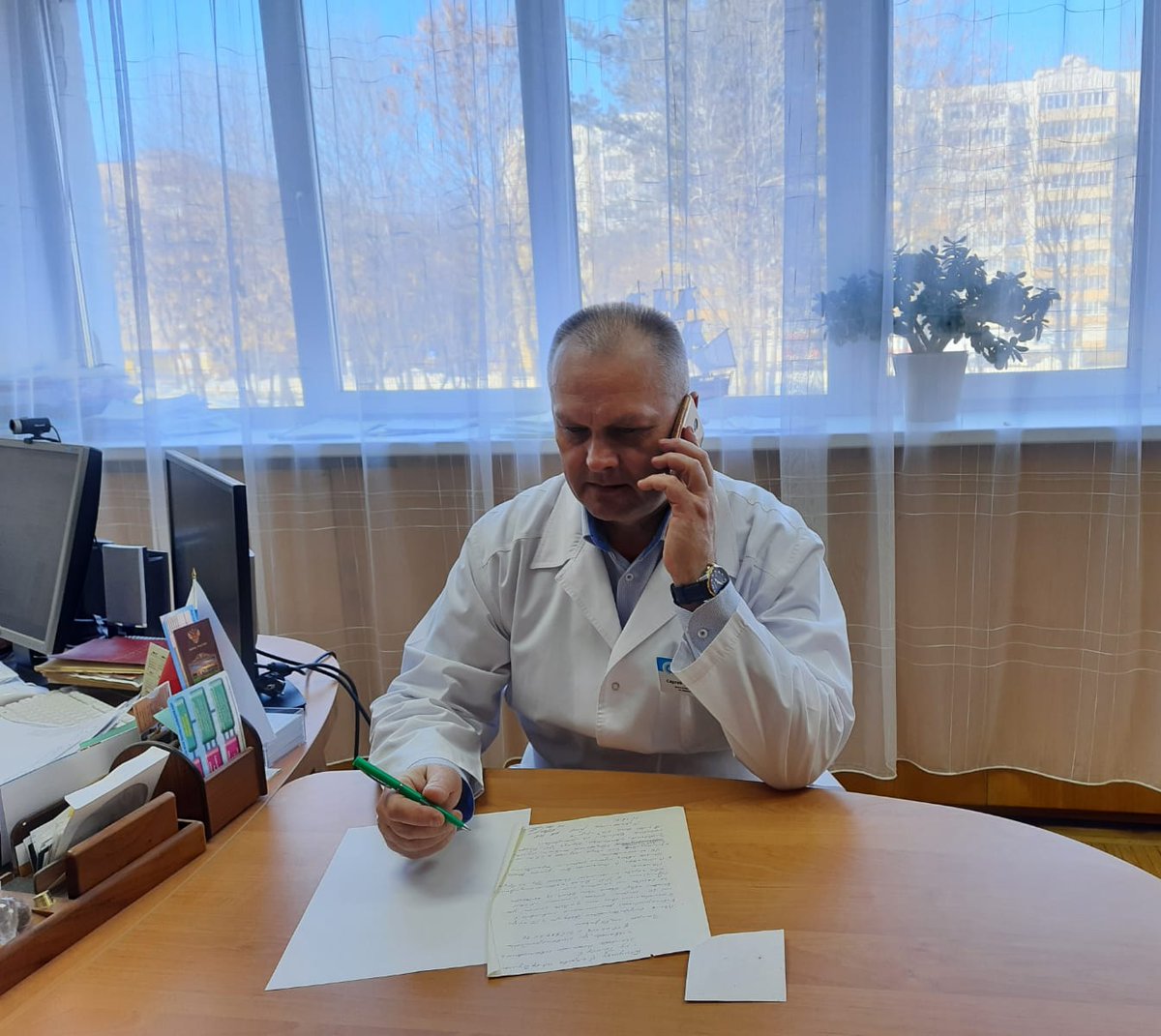 Дистанционный прием граждан по личным вопросам провел депутат <a href="/ivgorduma/">Ивгордума</a> Сергей Томс в <a href="/ROP37/">Ивановская ОП</a>.
Все поступившие обращения касались вопросов здравоохранения, которые депутат решил прямо на месте.
#приемграждан
#депутатнаокругеN7 
#округN7