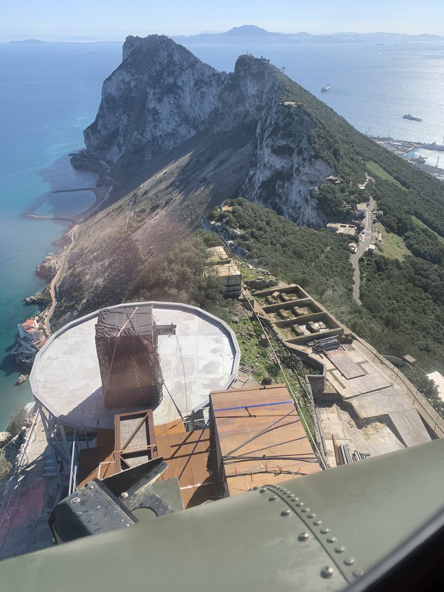 RAF_Gib's tweet image. Thanks to 28sqn of the @RoyalAirForce for getting our new radar equipment to the top. Here’s just a few of the shots we have. Let’s see yours. 
@RAF_Gib 
@RAF_Odiham 
#progmarshall
