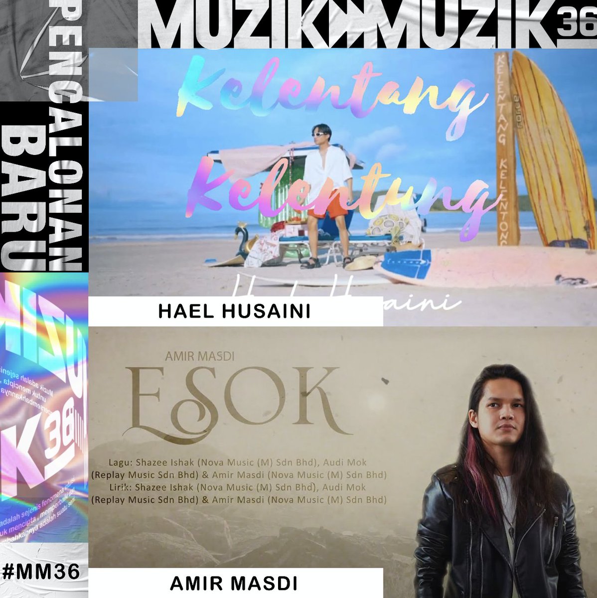 tv3malaysia's tweet photo. Pencalonan baru Muzik Muzik 36 minggu ini kita ada @haelhusaini & @amir.masdi
Nak tau lebih lagi perkembangan terbaru serta gosip industri muzik tanah air, make sure korang tengok Muzik Muzik 36, setiap Ahad, 11.30 pagi di TV3!
#muzikmuzik36 #MM36 https://t.co/oy3fhvv7In