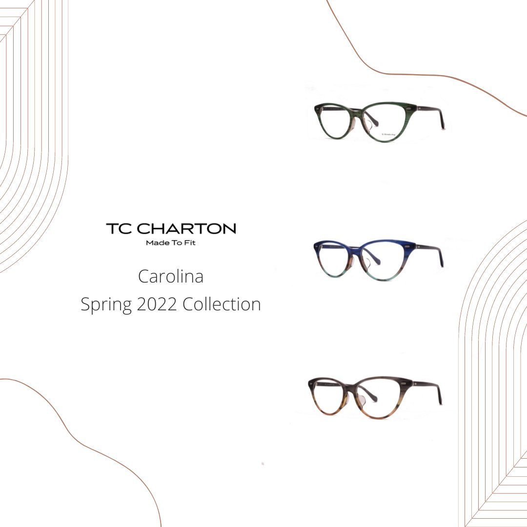 Spring is starting to come through. Looking for a new look? Our Carolina style is a slight cateye that catches the eye in gradient colors or a bold forest green  bit.ly/3hu4tJA #eyewear #newcollection #eyeweartrends #eyeglasses