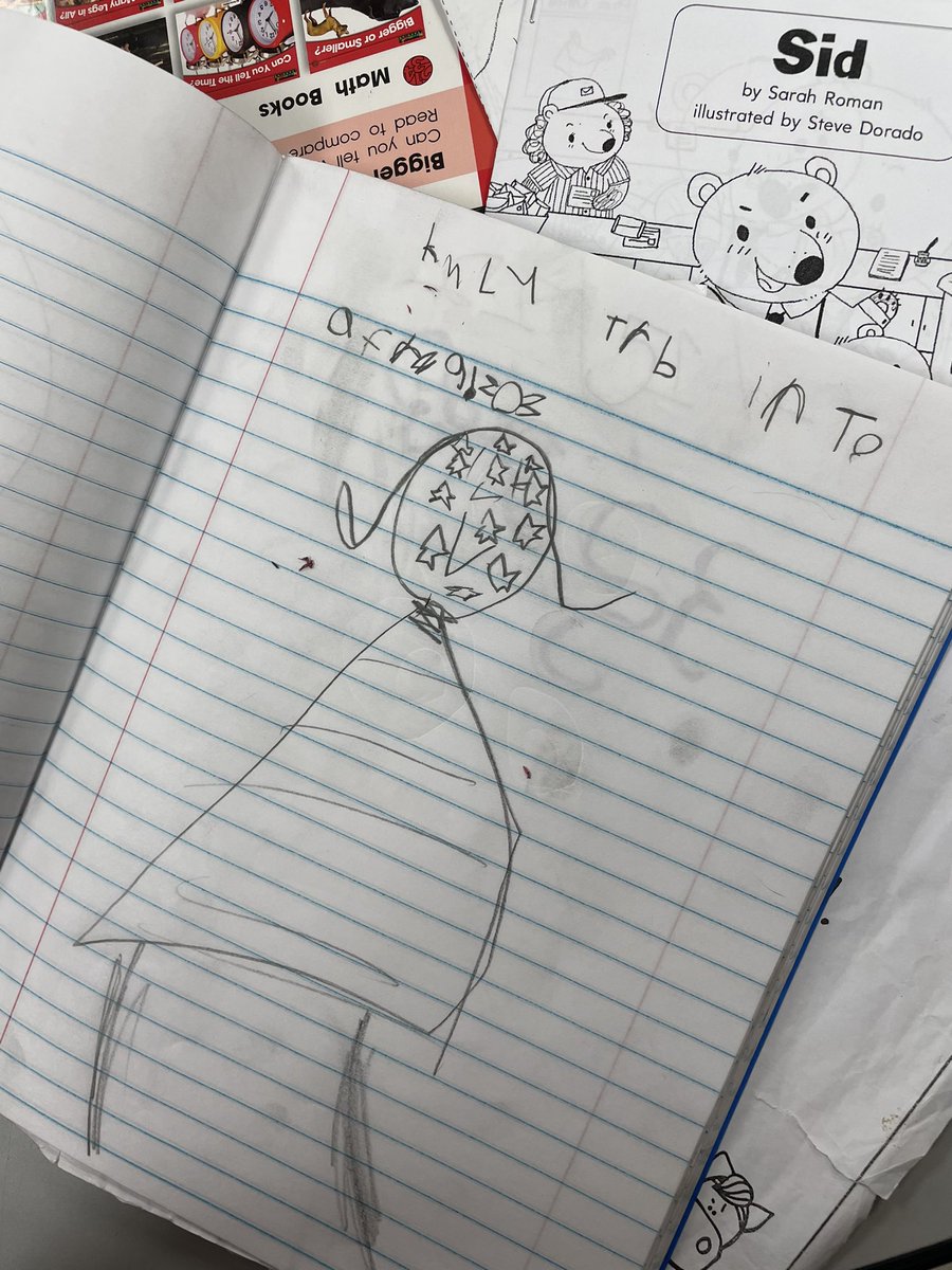 a_armstrongSFE's tweet photo. We are studying David Shannon this week so today we read one of my favorite books “A Bad Case of Stripes.” After, students went back and then drew and wrote one of their favorite parts of the story! @ReadandWriteBFF #primaryliteracy @litcoachlaney https://t.co/pcwyiSXojH