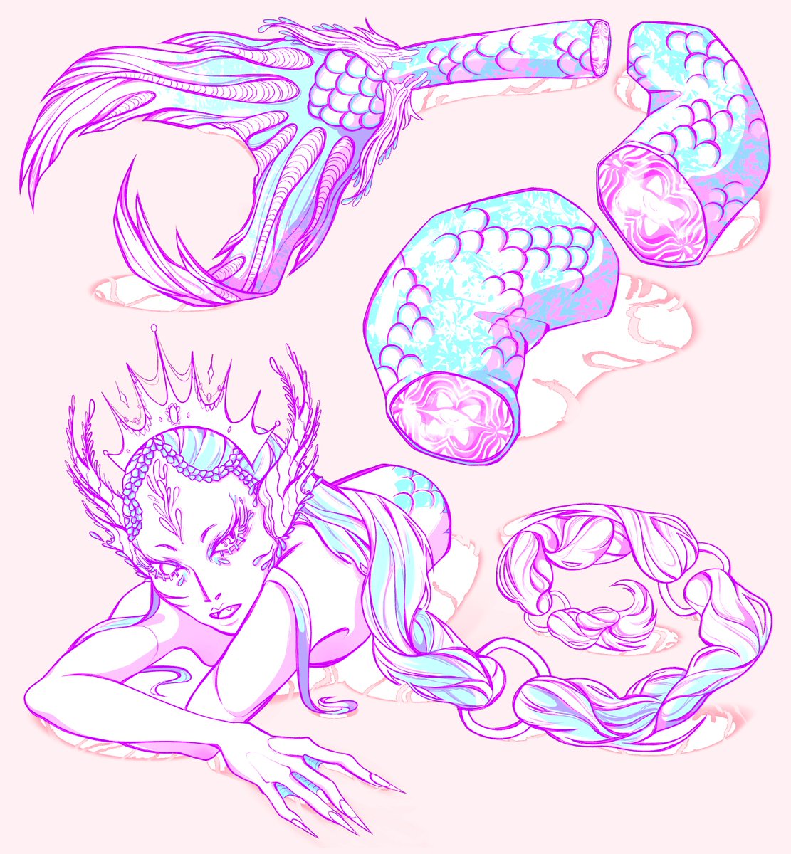 plasticangelnft's tweet photo. 'Sashimi Siren', 25 ed, 0.777 $XTZ
my latest drop on #teia <3 the first 10 ppl who buy it will also get a free gift, Sashimi Siren V2 💞💓 
all support is appreciated, hope you all like it !!

https://t.co/c2FFaYOZOG

#NFTCommunity #NFTs #tezos #CleanNFT #artistsontwitter https://t.co/Nu9uoWoZE8