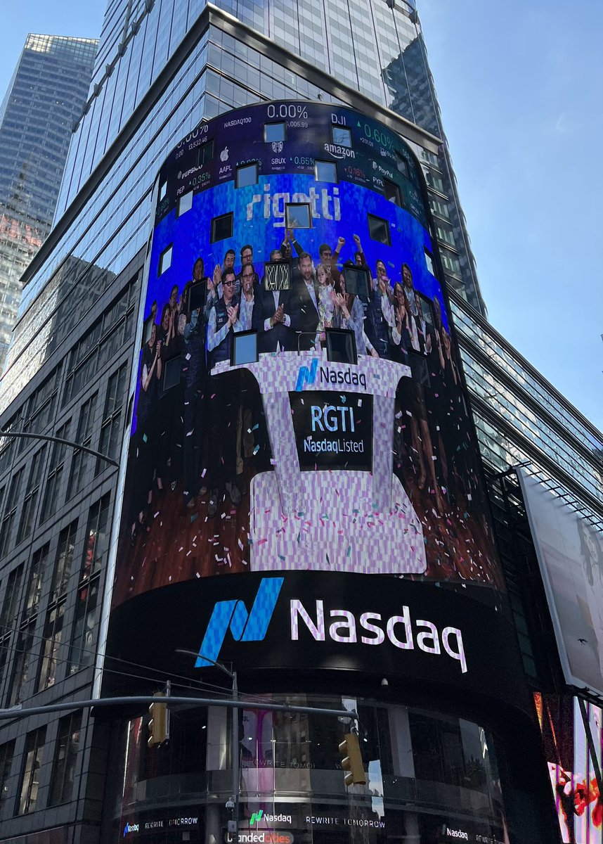 damienpetty's tweet image. Congrats to @rigetti listing on @Nasdaq today! @ChadRigetti @tjnaidu and the rest of the team are building an amazing company! $RGTI
