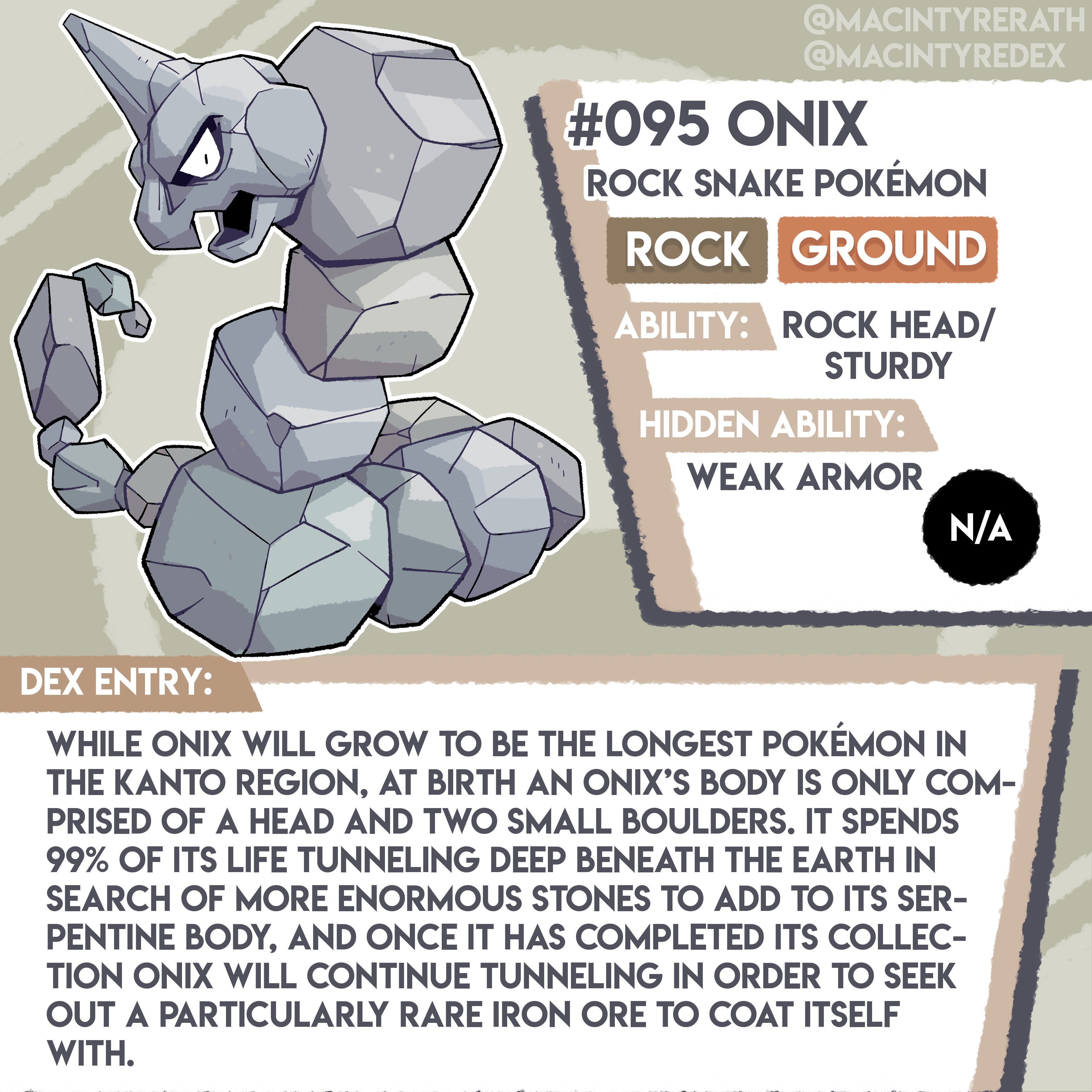 Onix  Pokédex